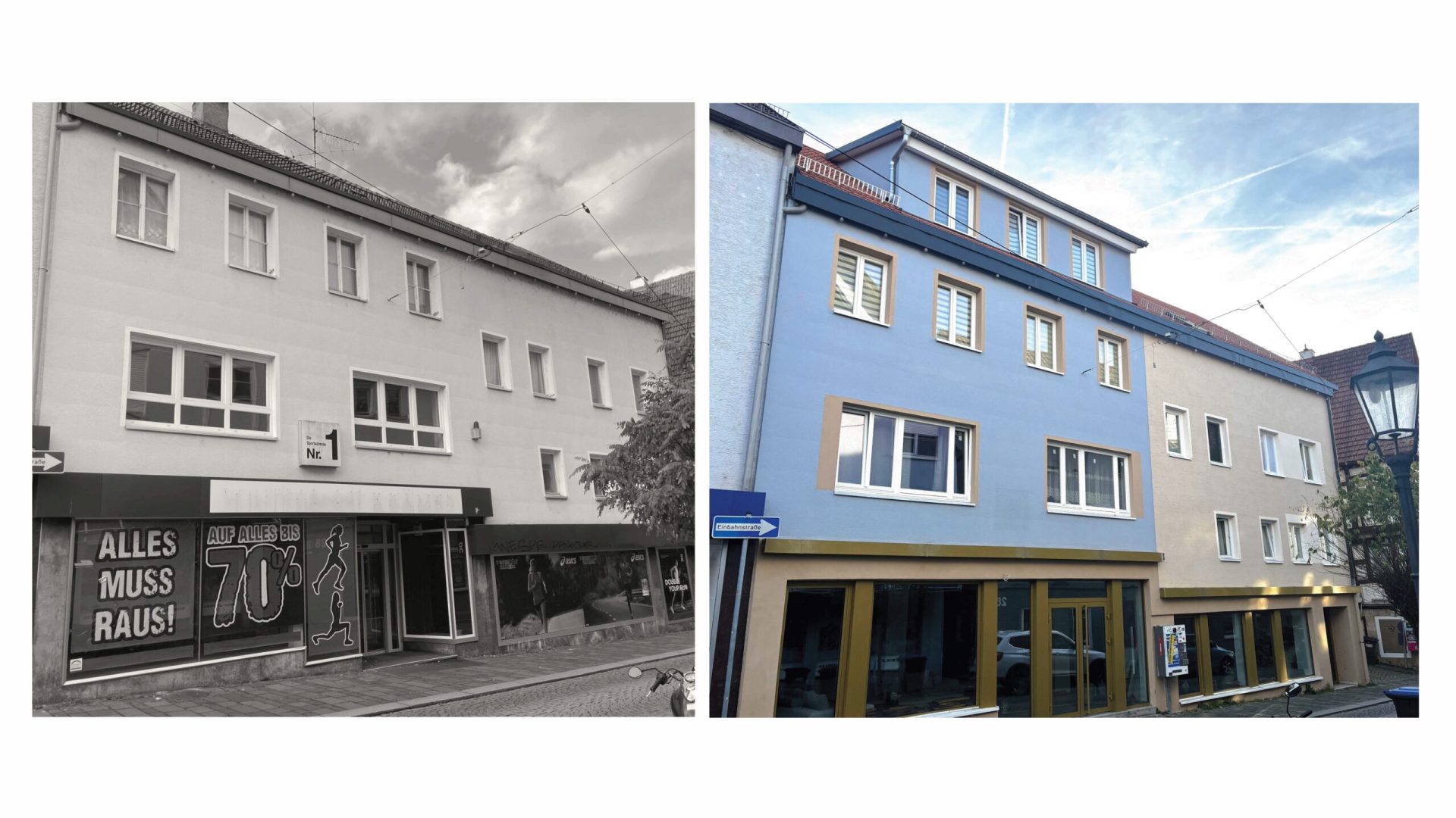 Planung Umbau Wohn- und Geschäftshaus in Nürtingen